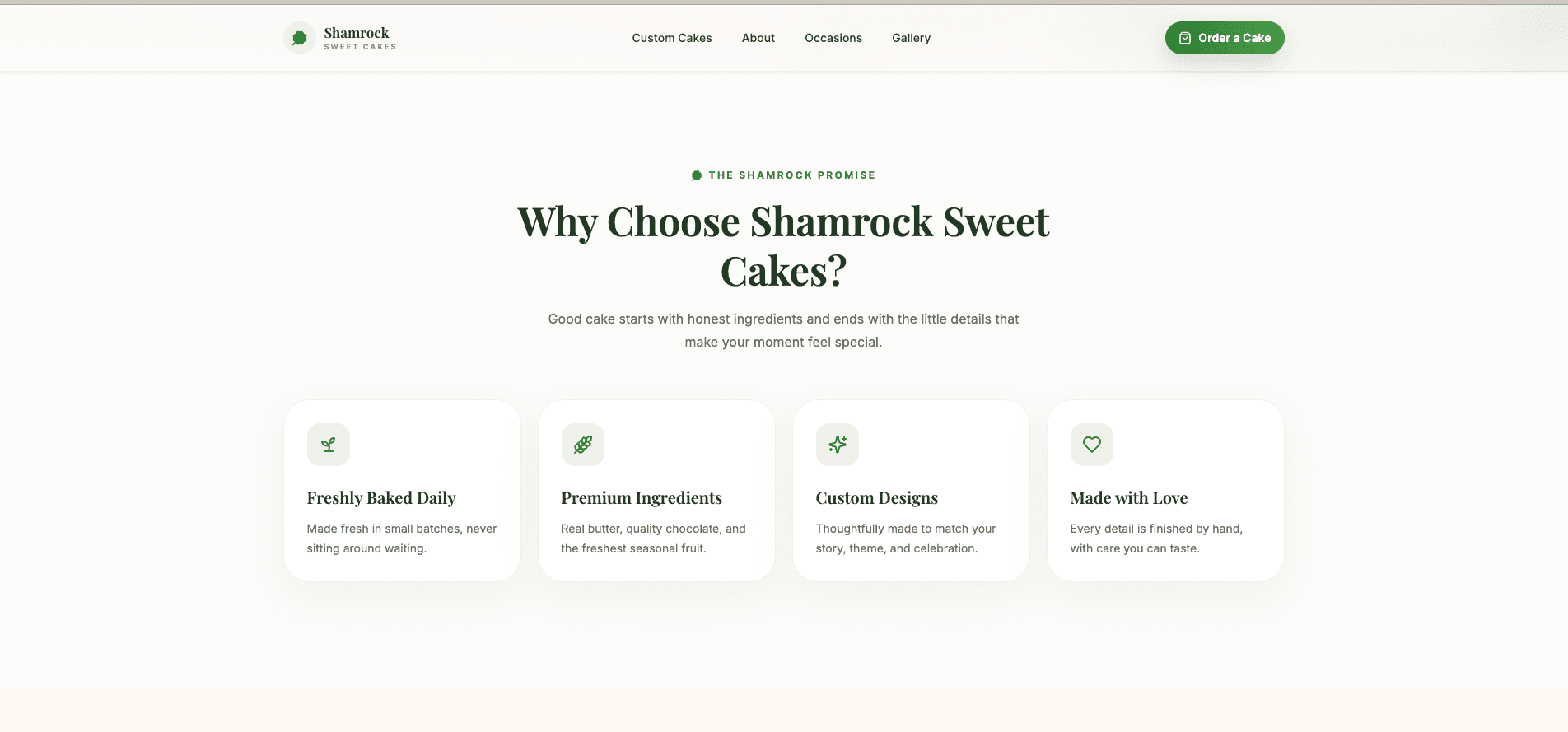 Shamrock Sweet Cakes screenshot 2
