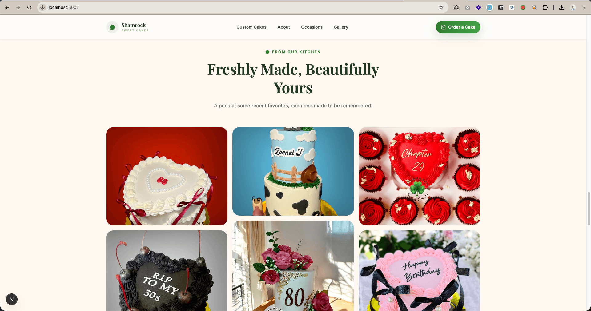 Shamrock Sweet Cakes screenshot 3
