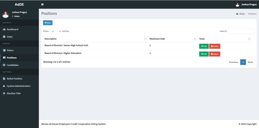 Voting System screenshot 6