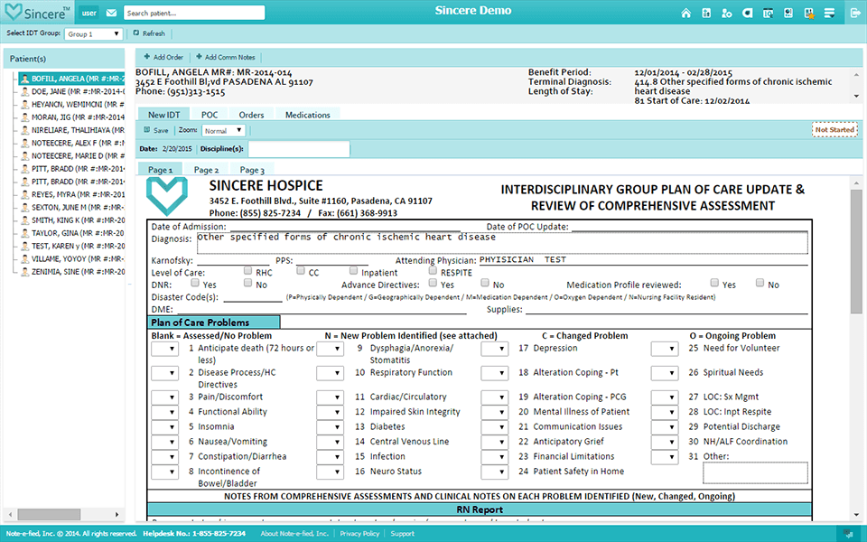 Home Health and Hospice Solution screenshot 2