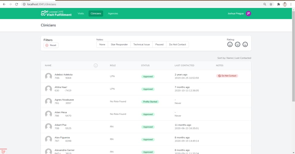 Visit Fulfillment screenshot 5
